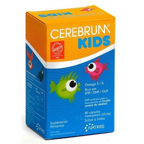 Cerebrum Kids 80 cápsulas mastigáveis